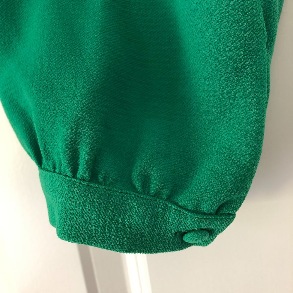 💚 NEW Sezane Abelia Blouse in Green Flash size US 12 / Euro 44 - Picture 7 of 10